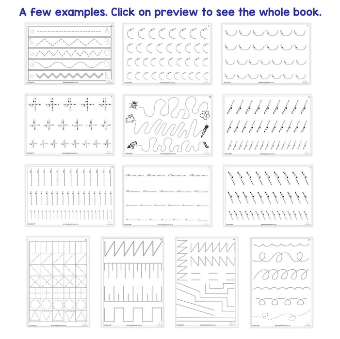 BOOK: Early Handwriting Practice: Pre-writing skills / Voor-skoolvaardighede