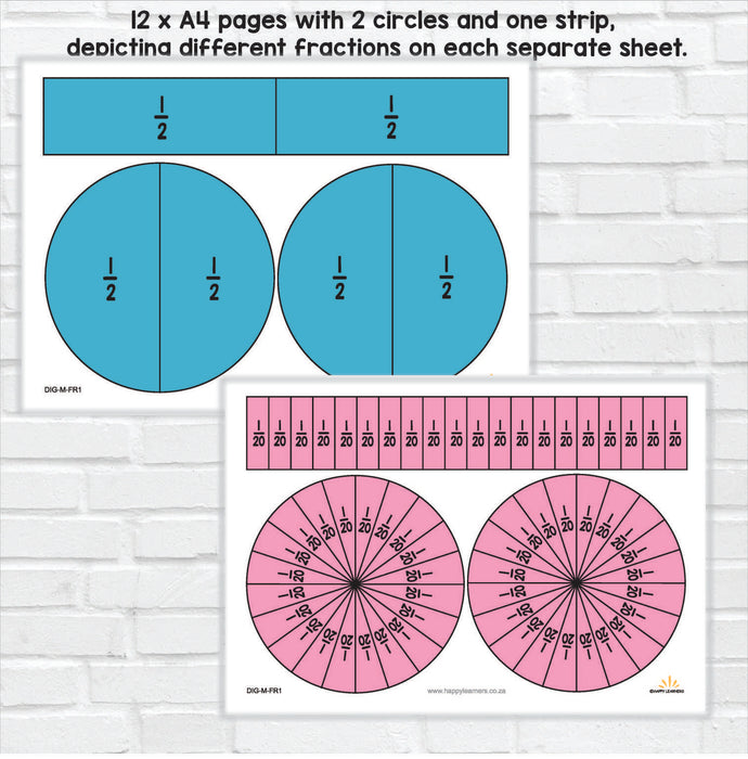 Printable Circles & Rectangles for Teaching Fractions