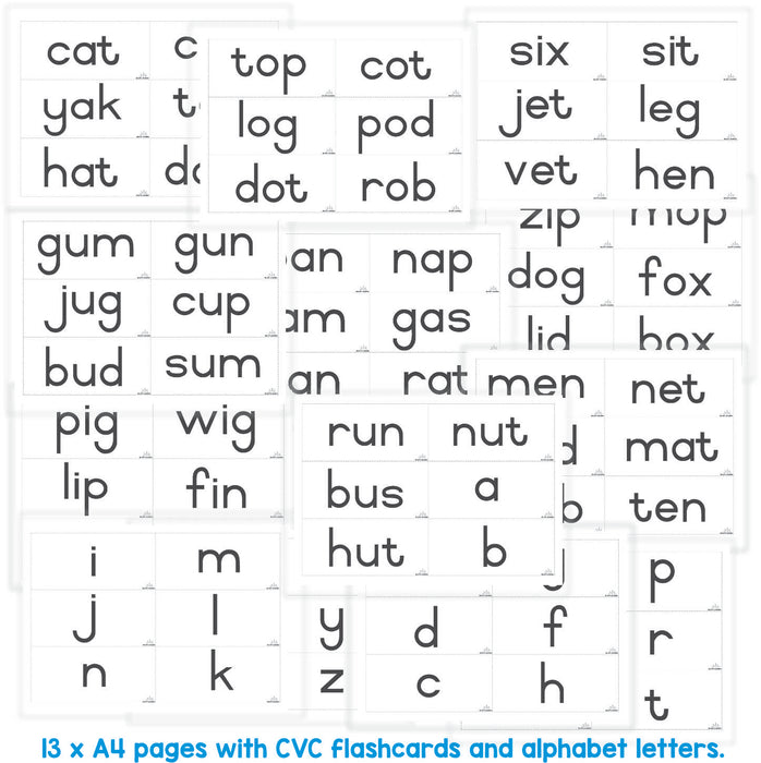 Phonics Teaching Aids - CVC words